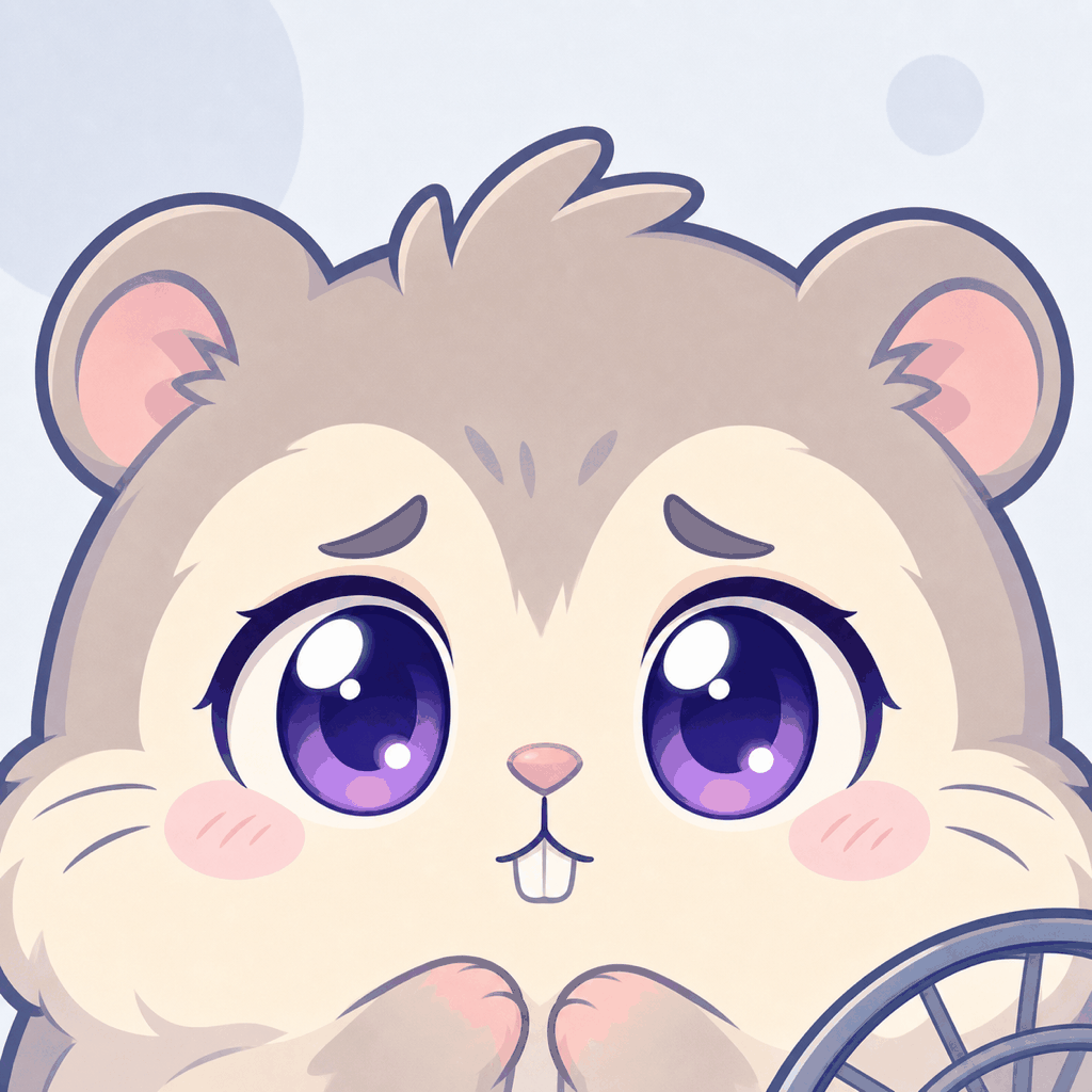 空回りハムスター