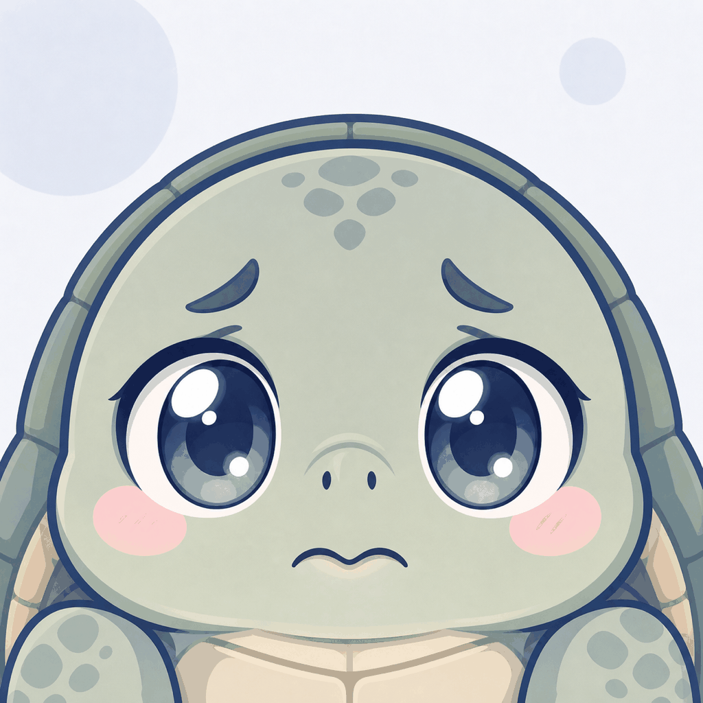 叩きすぎカメ