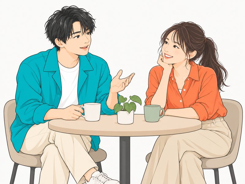 相手の話にうなずきながら聞く女性
